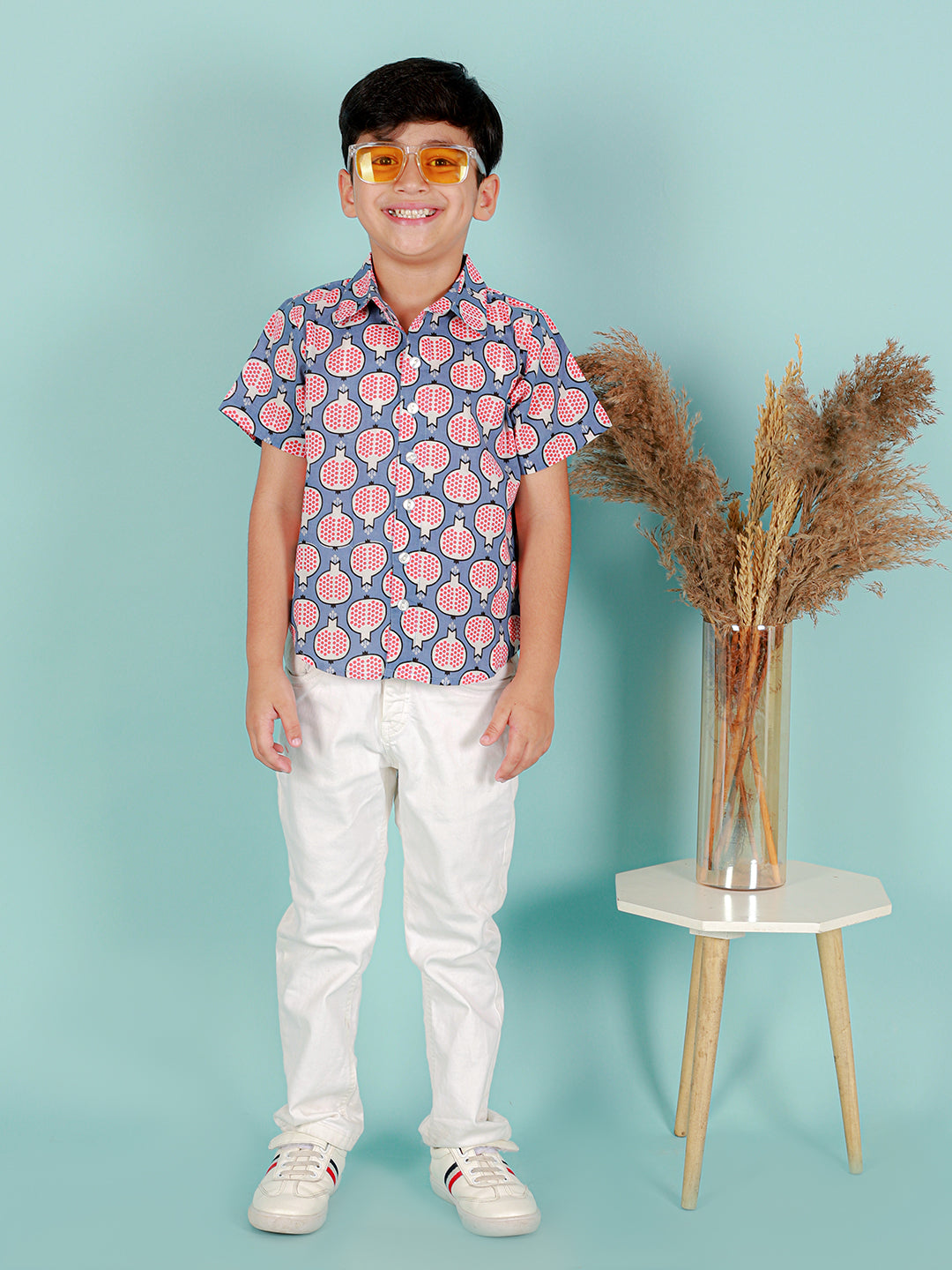 Boys Pure Cotton Printed Shirt