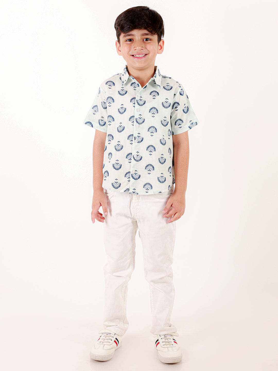 Boys Pure Cotton Printed Shirt